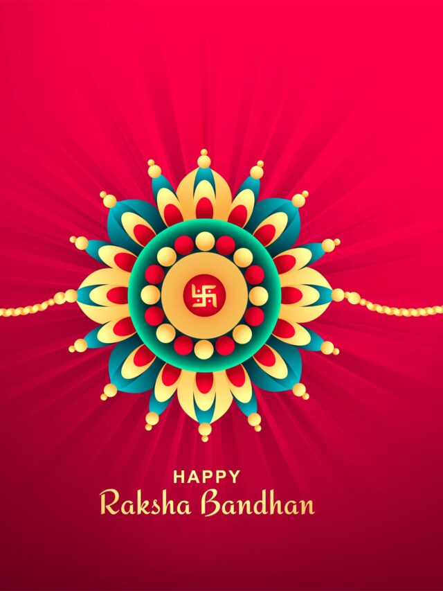 Elegant raksha bandhan greeting card background